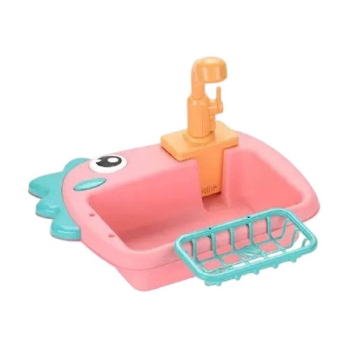 Kitchen sink toy with - with, side