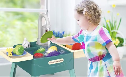 Play sink with running - with, water