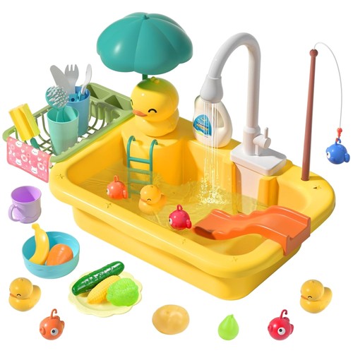 Kids play sink - play, running