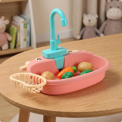 Toy sink with running water - sink,