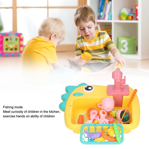 Play kitchen sink toys - in,