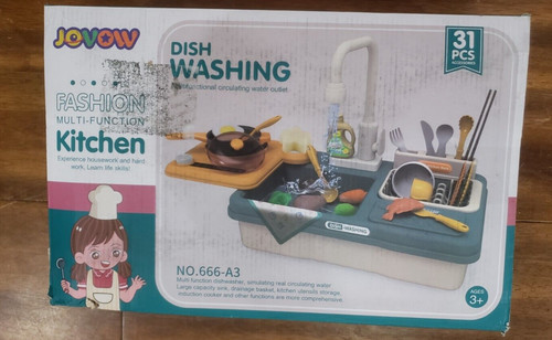 Kitchen sink with - kitchen, running