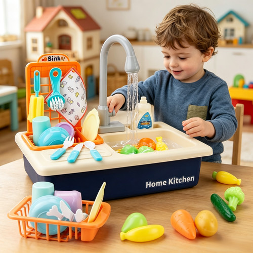 Play sink with running - sink, water