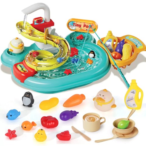 Play sink with running - with, water