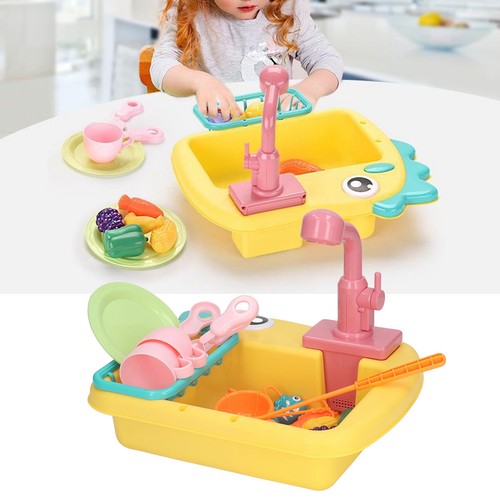 Yellow play kitchen - yellow, 1