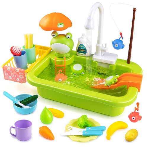 Kids play sink toy with - kids,