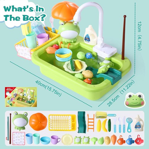 Children pretend dishwashing - pretend,