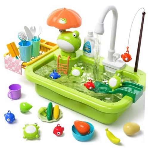 Play sink with - with, running